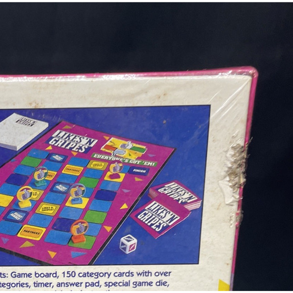 Likes N Gripes Vintage 90s Board Game Everyone's Got 'Em! New Sealed Teen-Adult - Picture 4 of 12